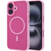 Infinyty Gleam Hybrid Matte Case Pink iPhone 16 Plus - GLE003X03