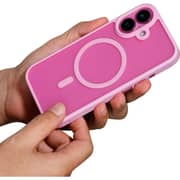 Infinyty Gleam Hybrid Matte Case Pink iPhone 16 Plus - GLE003X03