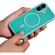 Infinyty Gleam Hybrid Matte Case Teal iPhone 16 Plus - GLE006X03