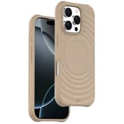 Infinyty Ripple Silicon Case Beige iPhone 16 Pro - QUI011X01