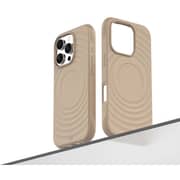 Infinyty Ripple Silicon Case Beige iPhone 16 Pro - QUI011X01