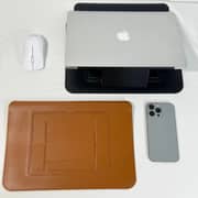 Infinyty Elevé Leather Sleeve Brown Mac Book 13.6inch - ELE008X08