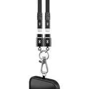Infinyty Loop Charge Lanyard Type-C Cable 1m Black - MWLY02B