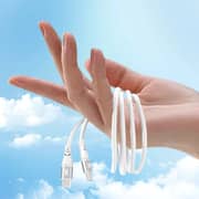 Infinyty DuoFlex-I USB C To USB C Cable 1m White - MWSLCCW