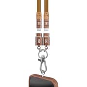Infinyty Loop Charge Lanyard Type C Cable 1m Brown - MWLY01B