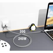 Infinyty Power USB C To USB C Cable 1.2m Grey - MWUG01G