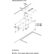 Siemens iQ300 Built-in Chimney Hood 60cm Graphite - LC66KPJ60M