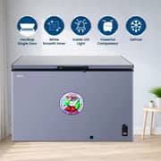 SPJ Single Door Chest Freezer 367L Grey - POSH-SLW495C
