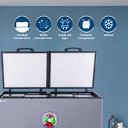 SPJ 519L Double Door Chest Freezer ,Deep Freezer with Mechanical Temperature Control, Fast Cooling, Energy Efficient, Grey