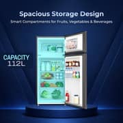 SPJ Top Mount Refrigerator 112L Grey - RF-TSLW140C