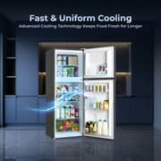 SPJ Top Mount Refrigerator 138L Silver - RF-TSLW160C
