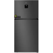 SPJ 538L Double Door Refrigerator, Top Mount, No Frost Cooling, Digital Display, High Performance Cooling, Premium Durable Design, Adjustable Glass Shelves, Low Noise, Energy Saving, Dark Silver