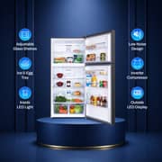 SPJ Top Mount Refrigerator 606L Dark Silver - POSH-TMSW750C