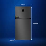 SPJ Top Mount Refrigerator 606L Dark Silver - POSH-TMSW750C