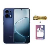 Oppo A6 Pro 5G 256GB 8GB RAM Stellar Blue Dual Sim Smartphone - Middle East Verson With Headphone