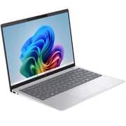 HP OmniBook 7 Aero (2025) Laptop - AMD Ryzen AI 5-340 / 13.3inch 2K / 512GB SSD / 16GB RAM / Shared AMD Radeon 840M Graphics / Windows 11 Home / English & Arabic Keyboard / Glacier Silver / Middle East Version - [13-BG1000NE] + A08JSAA Briefcase + Mouse