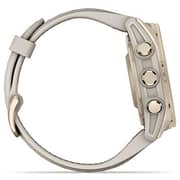 Garmin Fenix 8 Smart Watch Sapphire, Soft Gold with Fog Grey & Dark Sandstone Silicone Band