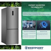 Westpoint Bottom Freezer Refrigerator 318L Inox - WCNT-3525EDI