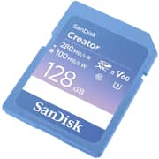 Sandisk Creator Memory Card 128GB Blue - SDSDXEP-128G-GNCIS