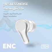 TCH Boom Trap L30 Wireless Earbuds White
