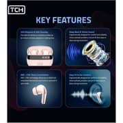 TCH Black Blade L10 Wireless Earbuds Pink
