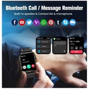 TCH Z10 Ultra Smart Beat Smartwatch Green/Comuflage