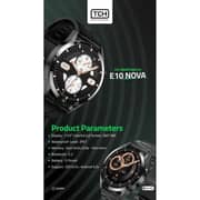 TCH E10 Nova Smartwatch Black
