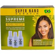 Super Nano Keratin Supreme Hair Brazilian Keratin Kit 3 x 50ml (Pack of 1)