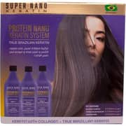 Super Nano Keratin Protein Nano Hair Keratin Kit 3 x 1L (Pack of 1)