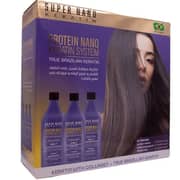 Super Nano Keratin Protein Nano Hair Keratin Kit 3 x 1L (Pack of 1)