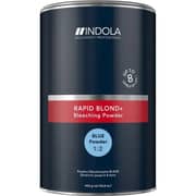 Indola Rapid Blond+ Blue Bleach Powder 450gm (Pack of 1)