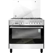 Tornado 5 Burners Gas Cooker 90x60cm Stainless Steel - 9T10HUA1X1ASS