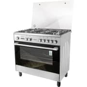Tornado 5 Burners Gas Cooker 90x60cm Stainless Steel - 9T10HUA1X1ASS