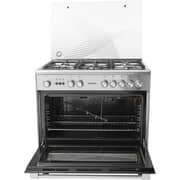 Tornado 5 Burners Gas Cooker 90x60cm Stainless Steel - 9T10HUA1X1ASS