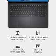 Dell 15 (2023) Laptop - 13th Gen / Intel Core i5-1334U / 15.6inch FHD / 512GB SSD / 8GB RAM / Shared Intel UHD Graphics / Windows 11 Home / English Keyboard / Carbon Black / International Version - [LDC15250-5315BLK-PUS]