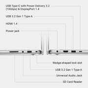 Dell 16 (2024) Laptop - 1st Series / Intel Core 5-120U / 16inch FHD+ / 512GB SSD / 8GB RAM / Shared Intel Graphics / Windows 11 / English Keyboard / Platinum Silver / International Version - [LDC16251-5506SLV-PUS]