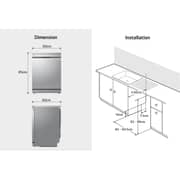 LG Free Standing Dishwasher - DFC287HVS