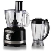 Ariete Gourmet Pro Moderna Multifunction Food Processor 1000W 3L Bowl + 2L Blender 2 Speeds + Pulse - Black – 1782