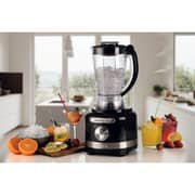 Ariete Gourmet Pro Moderna Multifunction Food Processor 1000W 3L Bowl + 2L Blender 2 Speeds + Pulse - Black – 1782