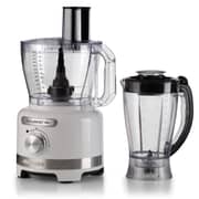 Ariete Gourmet Pro Moderna Multifunction Food Processor 1000W 3L Bowl + 2L Blender 2 Speeds + Pulse - White – 1782