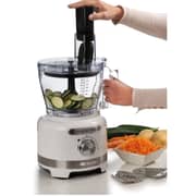 Ariete Gourmet Pro Moderna Multifunction Food Processor 1000W 3L Bowl + 2L Blender 2 Speeds + Pulse - White – 1782