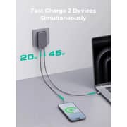 Aukey Comet Slim GaN Charger Grey - PA-C4