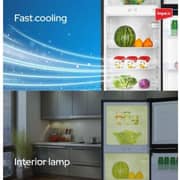 Impex Top Mount Refrigerator 128L Dark Grey - IRF138C