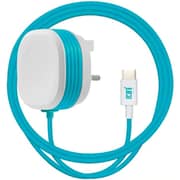 Juice 25W Faster Charger With USB-C Cable 1.5m White/Blue - MNTYC25WWHT