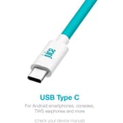Juice 25W Faster Charger With USB-C Cable 1.5m White/Blue - MNTYC25WWHT