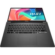 MSI Modern 14 F1MG (2026) Laptop - 1st Series / Intel i7-150U / 14inch FHD / 512GB SSD / 16GB RAM / Shared Intel Graphics / Windows 11 Home / English & Arabic Keyboard / Urban Silver / Middle East Version - [9S7-14S111-610]