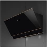 Smeg Dolce Stil Novo Aesthetic Decorative Hood 90cm Black - KV694R