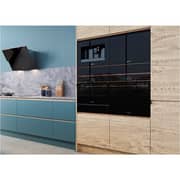 Smeg Dolce Stil Novo Aesthetic Decorative Hood 90cm Black - KV694R