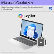 HP (2023) Laptop - Intel Core i3-N305 / 14inch HD / 256GB SSD / 8GB RAM / Shared Intel UHD Graphics / Windows 11 Home / English Keyboard / Natural Silver / International Version - [14-EP0299NR]