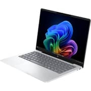 HP OmniBook 5 Next Gen AI (2026) Laptop - Snapdragon X-X1-26-100 / 14inch 2K / 512GB SSD / 16GB RAM / Shared Qualcomm Adreno GPU / Windows 11 Home / English & Arabic Keyboard / Glacier Silver Aluminum / Middle East Version - [14-HE0001NE]